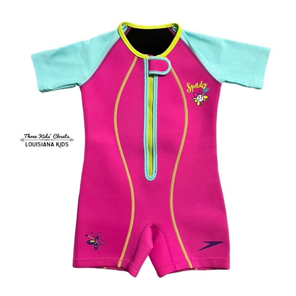 Speedo Kids Swim Suit - Pink and Aqua